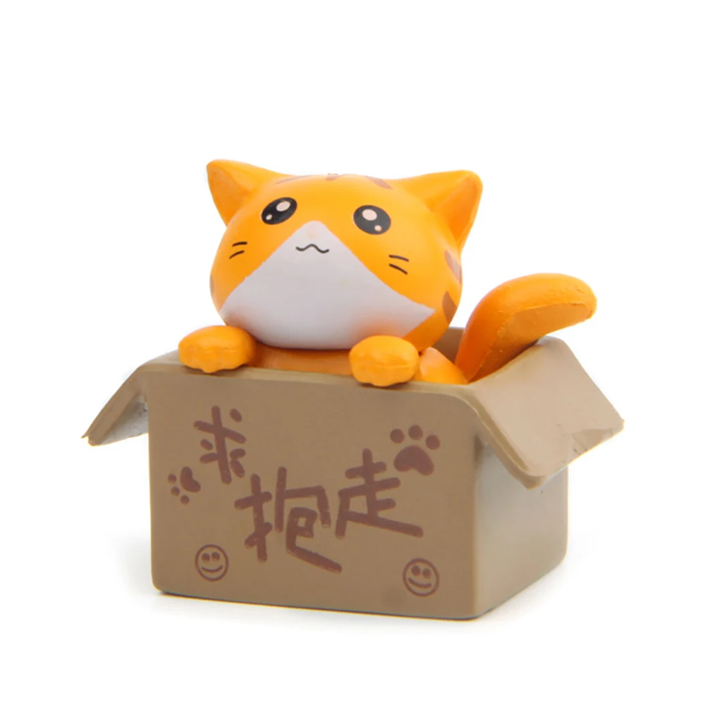 

Car Ornaments Cute Cat Shaking Head Kitten Interior Decoration Car Accessories Resin High-End Creative Home Women Gift Cartoon