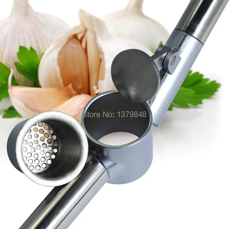 Stainless Steel Garlic Press Crusher Mincer Garlic Twist Masher