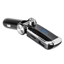 

4-in-1 Car Bluetooth FM Transmitter Multifunction Car MP3 Player Radio Support USB Flash TF Card Reading Digtal LCD Display