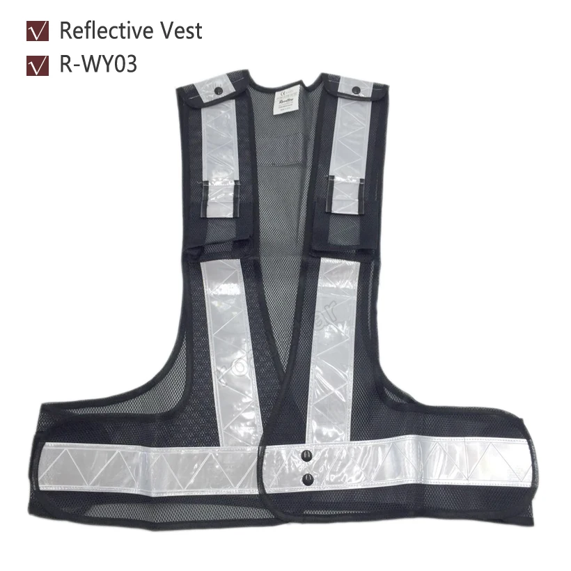 High Visibility Night Work Security Traffic or Cycling Safety Reflective Vest High Visibility Night Work Security Traffic or Cycling Safety Reflective Vest