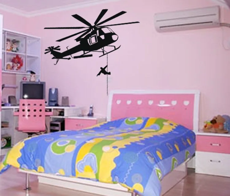 Helicopter Wall Sticker/60*90cm 2720679388_2115325568