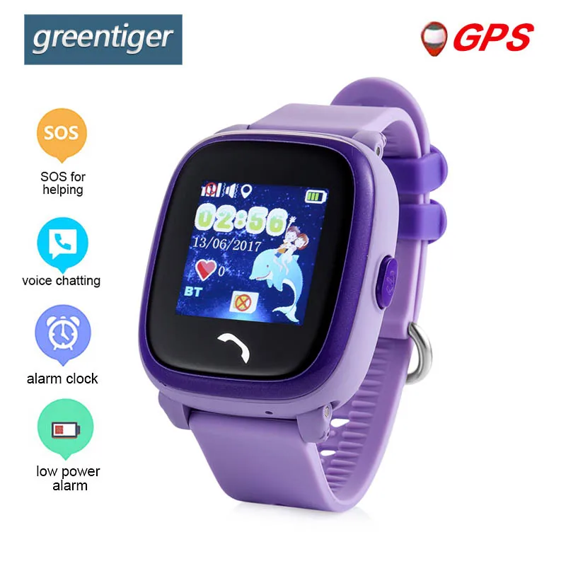 

Greentiger DF25 Smart GPS Baby watch IP67 Waterproof Tracker Anti-Lost Monitor SOS Call Location Kids Smart Watch VS Q50 Q90