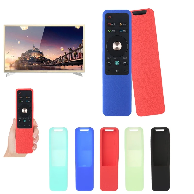 OOTDTY Silicon Case Cover For Hisense Smart TV Remote Control Case Protective Skin For Hisense