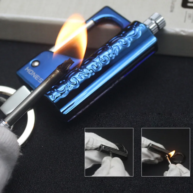 

Honest Million Times Match Kerosene Drop Sell Key Chain Waterproof Portable