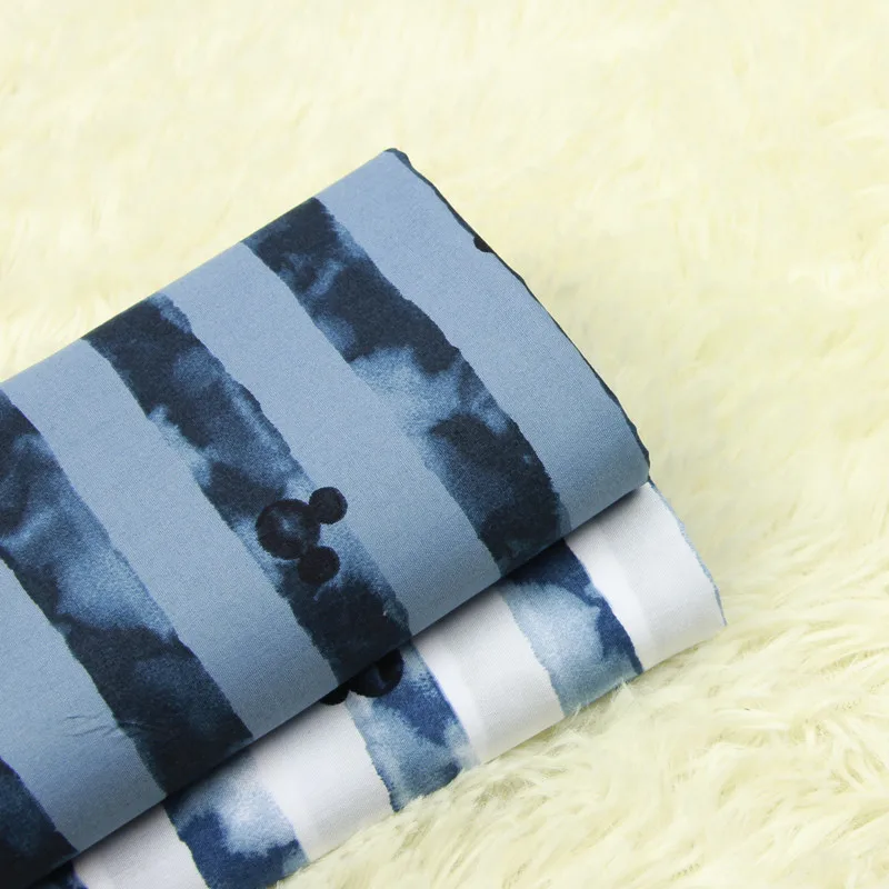

Stripe Mickey fabric patchwork printed cotton fabric for Tissue Kids Bedding textile for Sewing Tilda Doll 50*140CM