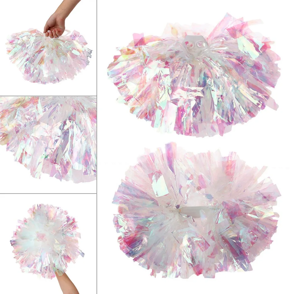 Game pompoms Cheap practical cheerleading cheering pom poms Apply to sports match and vocal concert Color can free combination