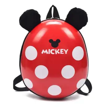 

HOT Mickey School Bag Children Boys Backpacks Kindergarten Minnie backpack for girls Kid Cartoon School Bag for Kids