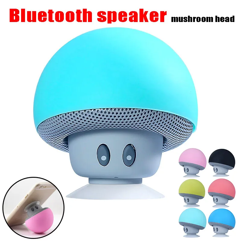 

Portable Mini Wireless Bluetooth Speaker Cartoon Mushroom Stereo Bluetooth Speaker for Phone Xiaomi Computer Music Player