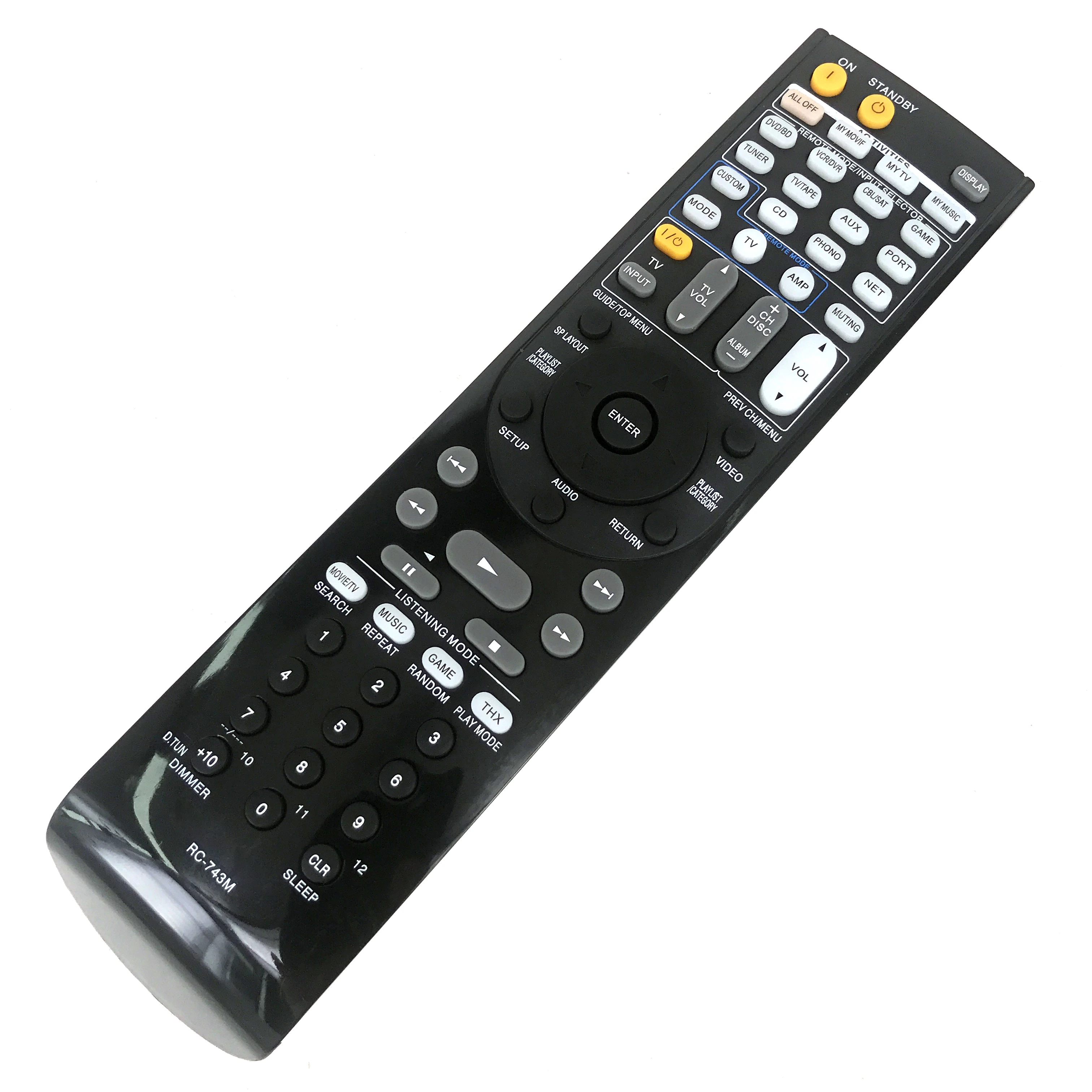 

NEW Replacement RC-743M For ONKYO AV Audio Video Receiver Remote Control Fernbedienung
