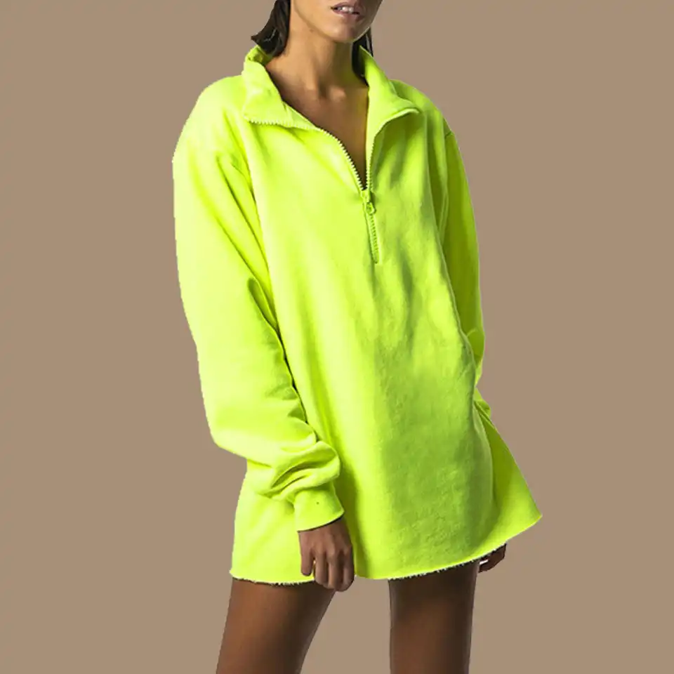 sudadera fluorescente mujer