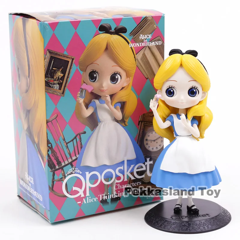 

Banpresto Qposket Q Posket Alice In Wonderland Thinking Time PVC Figure Collectible Model Toy Doll Gift