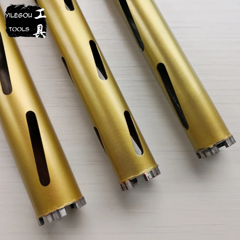 Diameter 51mm, 56mm, 63x450mm Dry Diamond Core Bit 63*450mm Dry Drill Bit For Brick Wall 56x450mm Dry Core Drill Bit, Thread M22