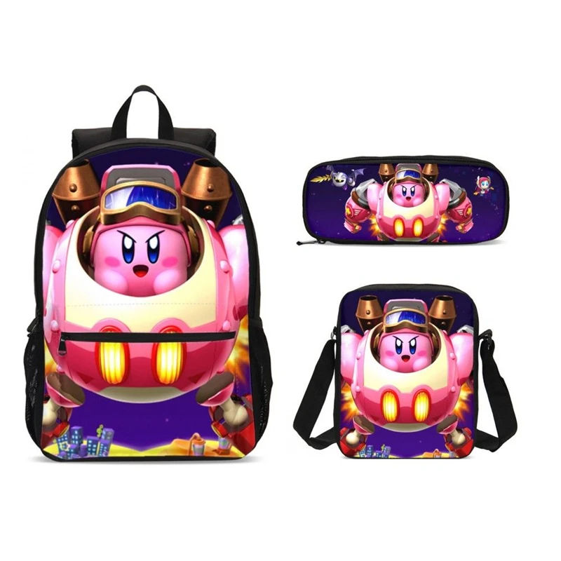 Школьные ранцы Kirby 3 шт./компл. школьные рюкзаки для девочек подростков портфели