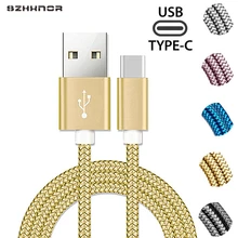 Usb tipo c linha de carregamento rápido para samsung galaxy note 8 s8/s9 a3/a5/a7 2017 a7/a8 2018 0.2m curto 1/2 metro longo carregador de telefone