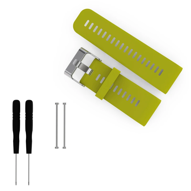 Ouhaobin 170-220mm Sports Silicone Band Strap fitness bracelet wrist strap For Garmin vivoactive HR Feb 08 c3                   10