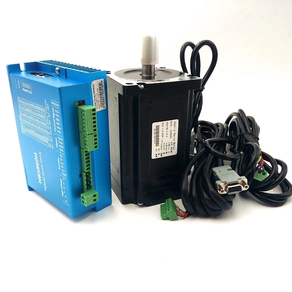 NEMA34 AC60V нм чпу шаговый привод с замкнутой петлей + комплекты двигателей HBS860H 86HBS85
