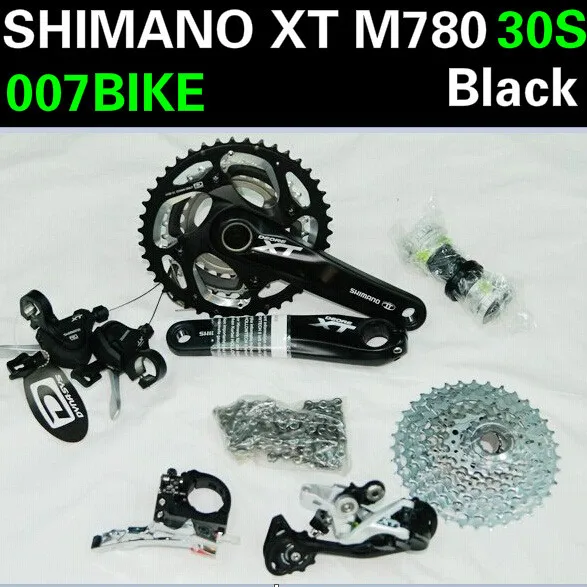 Новинка 2014 Deore XT M780 Group 20S 10 скоростной набор групп Groupset 170 мм xt Crankset Dyna Sys Black Mountain bike
