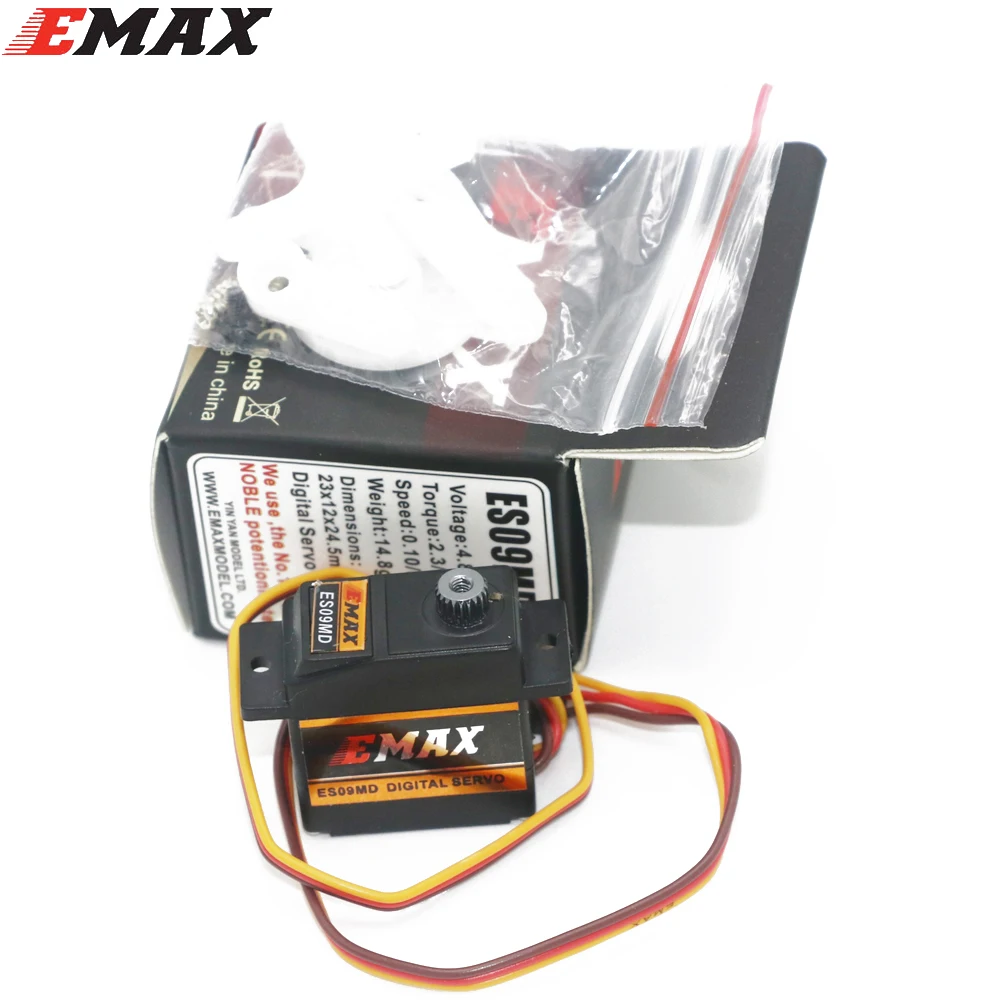 

EMAX ES09MD Dual-bearing Special Swash Metal Digital Servo For TREX Align 450 Helicopter