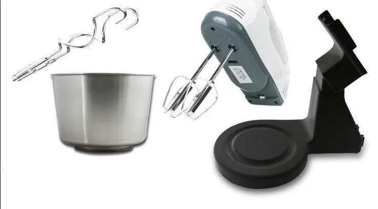 Электрический миксер для еды, настольный и стенд, миксер для теста для торта, ручной миксер для взбивания яиц, блендер, машина для выпечки взбивания крема, 7 скоростей