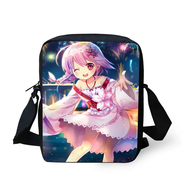 Messenger Bag for Girls Anime Characters Printing Small Shoulder Bag