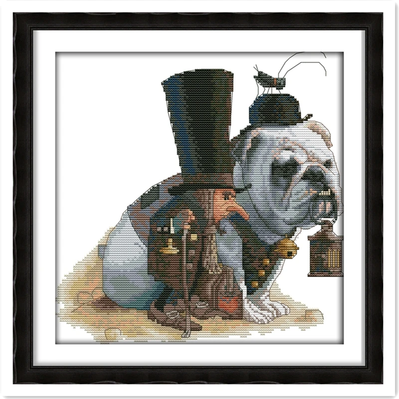 

Lead The Way Embroidery Cross Set 11CT 14CT Printed On Canvas Home Decor Chinese Counted Cross Stitch Pattern Cross Stitch Kit