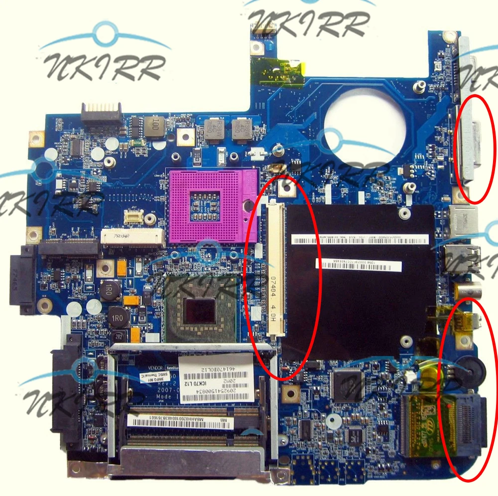 LA 3551P ICL50 REV: 2 0 MBAKM02001 MBAHH02001 ICK70 L13 L12 MXM PM965 материнская плата для Aspire 5720 5720G 5720Z 7720 7720G