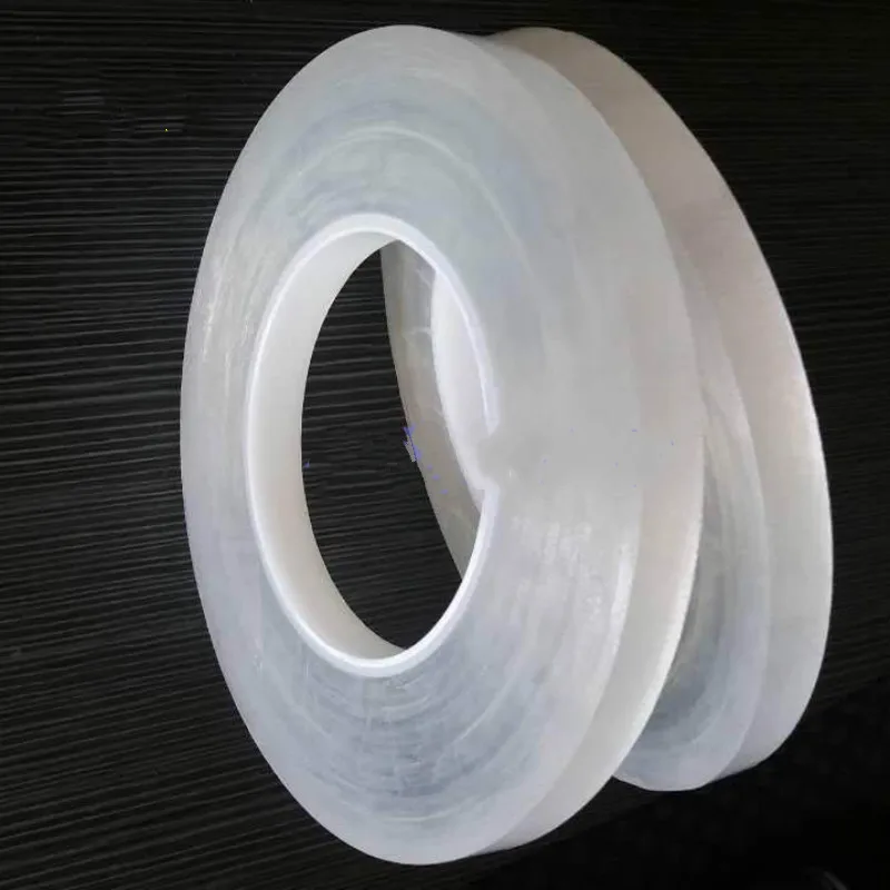 5 Roll Invisible Italy Hair Tape Transparent Like Ice 0.8*36 Yards Double-Sided Adhesive Tape for Skin Weft Tape Hair Extensions