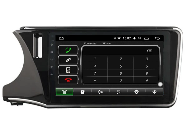 Best OTOJETA DSP stereo carplay android 8.1.2 car radio for 2013 HONDA CITY 2014 Gps navigation Ips screen video player tape recorder 5