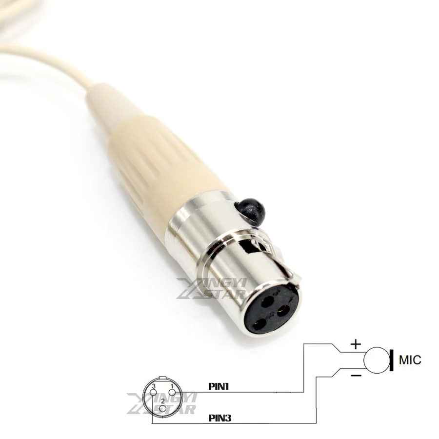 Mini xlr 3 pin распайка 10 шт. мини XLR 3 Pin TA3F проводной конденсаторный зажим для галстука нагрудный