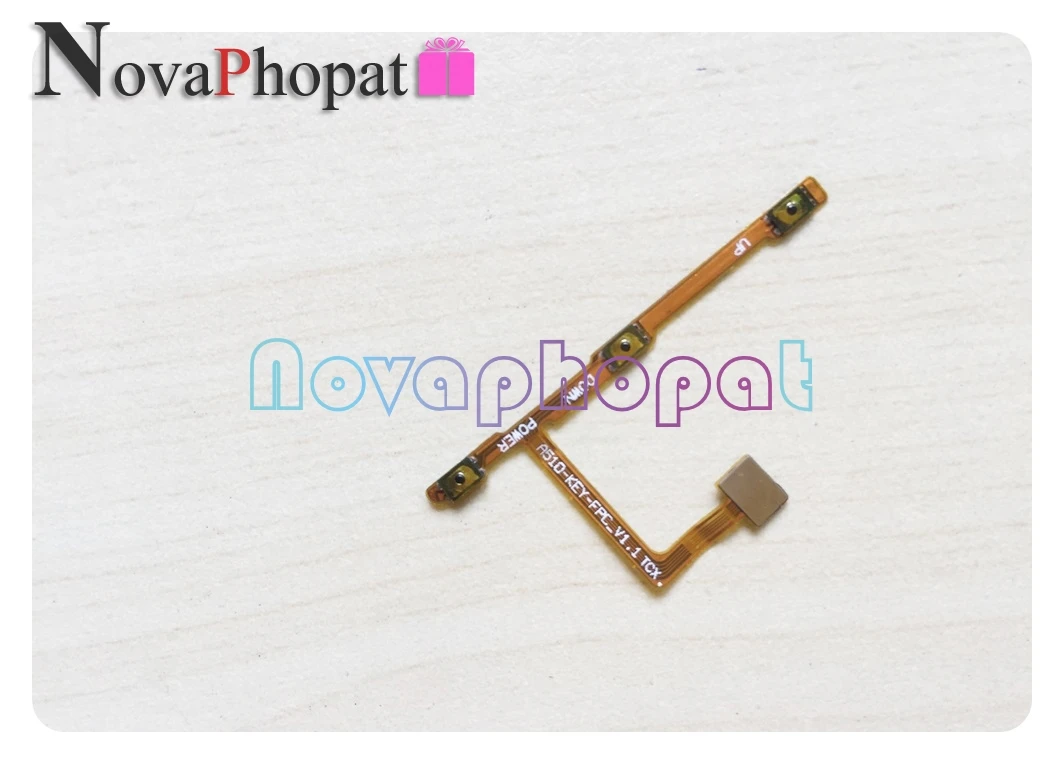

Novaphopat Tested Ok Power Switch on/off Volume Ribbon For ZTE blade a510 Power Button Flex Cable Replacement Parts +tracking
