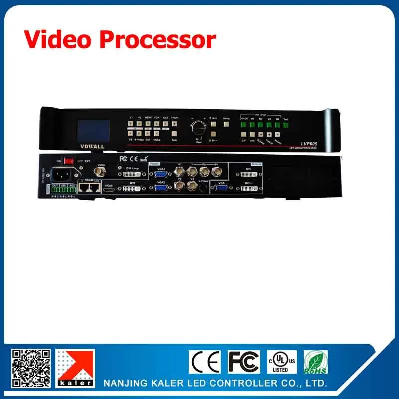 Видеопроцессор kaler VDWALL серии LVP605 светодиодный экран процессор с VGA/DVI/HDMI для