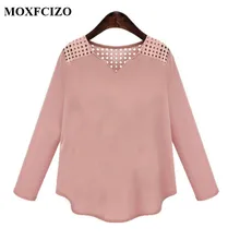 Spring Autumn Hollow Out Shirt Women Blouses 2017 Casual Women Blusas Feminina Camisa Long Sleeve Loose Blouse Women Tops Blusa
