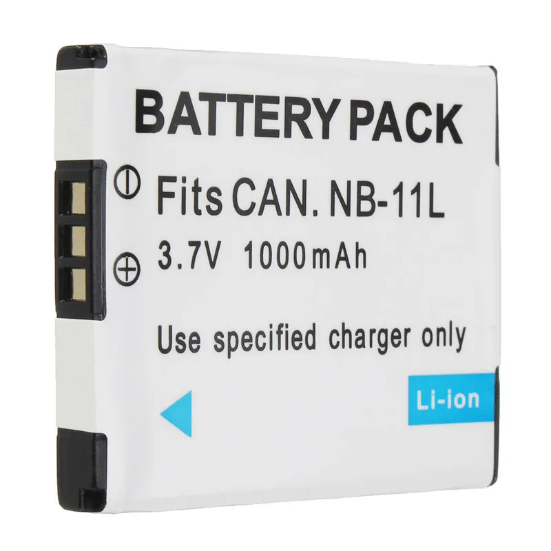 1000mAh NB-11L литий-ионный аккумулятор для CANON A2300 IS/A2400 IS A2500/A2600/A3400 IS/A3500 IS/ELPH 110 HS IXUS 265HS 240HS A4000 A3400