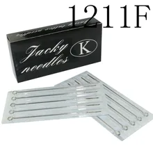 11F одноразовые стерильные иглы для татуировки 50 шт плоские одиночные Иглы для татуировки расходные материалы для машин боди-арт