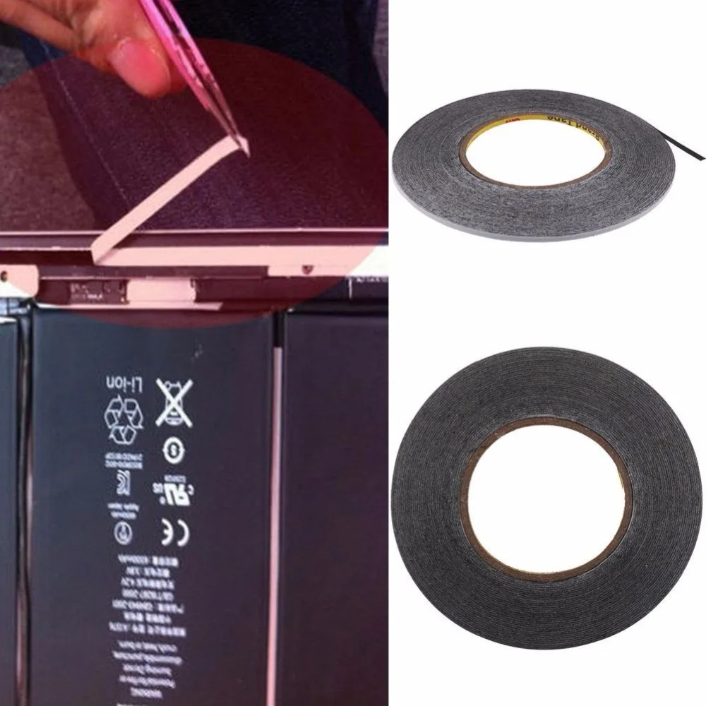 Hot 2MM width Black Double Sided Tape for Mobile Phone
