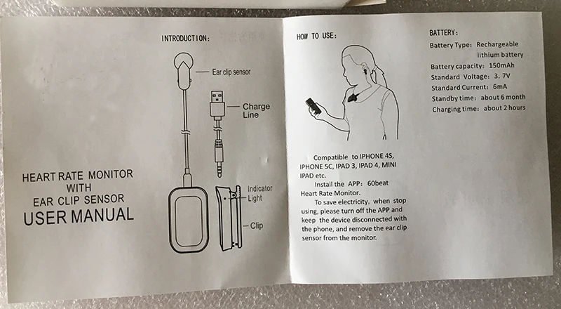 Bluetooth монитор вариабельности сердечного ритма ухо клип палец датчик сердечного ритма HRV монитор Elite HRV Heartrate+ когерентность PRO