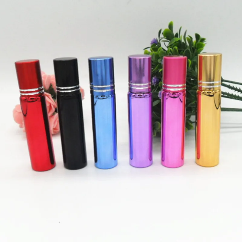 20pcs/lot 10ml glass perfume bottles wholesale refillable roll on