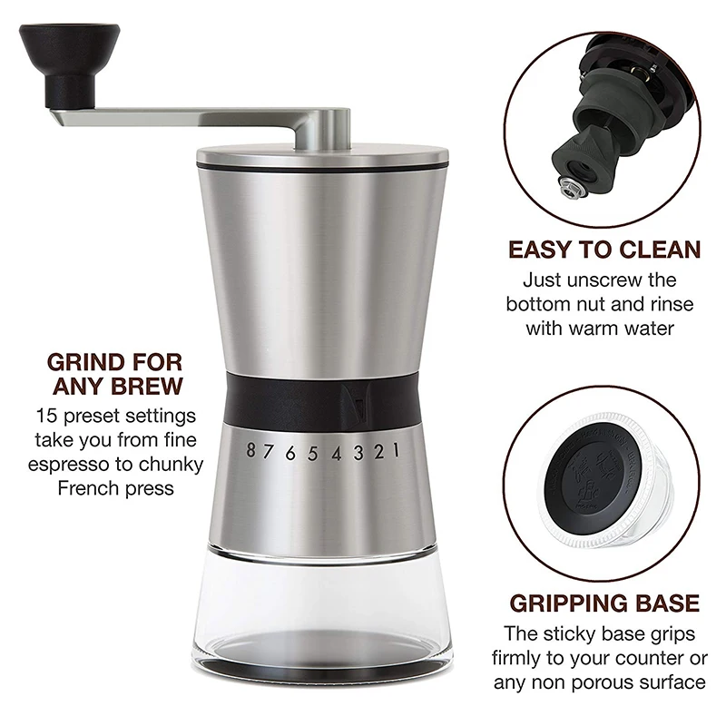 iF Design - 8-Setting Adjustable Precision Coffee Grinder