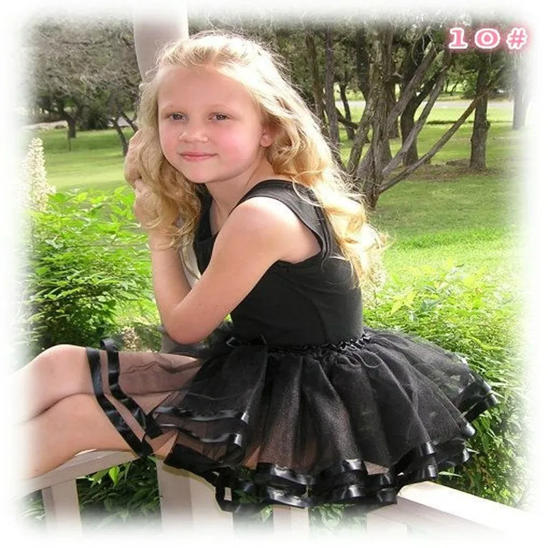 Baby Girls Mini Chiffon Tulle Tutu Skirt Children Princess Fluffy Pettiskirt Cute Toddler Kid