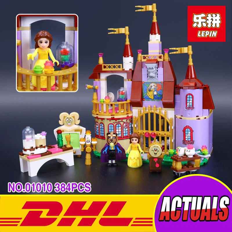Lepin 01010 384pcs The Princess Bell`s Enchanted Castle Beauty and The Beast Educational Building Blocks Bricks Girl`s Toy 41067 judith dean alladin and the enchanted lamp