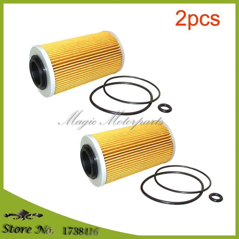 

2pcs Oil Filter For Sea Doo GTI GTS Se GTX Wake RXP RXT X 130 155 185 215 255 260