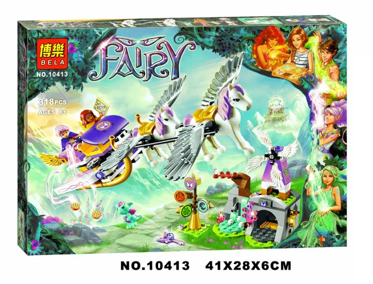 LEGO Elves 41077 Aira's Pegasus Sleigh Building Kit (7)