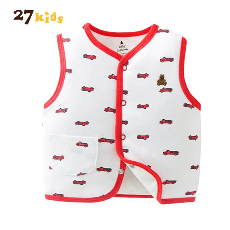 27kids Baby Vests Clothes Kids Cotton Jacket Infant Baby Clothing