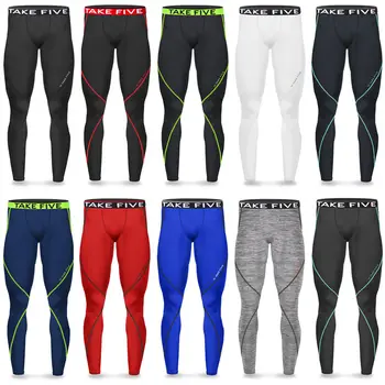 

New Edition Take Five Men's Skin Tights Compression Base Under Layer Long Pants