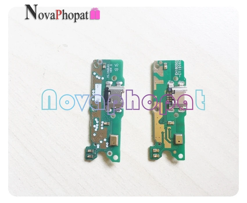 Novaphopat Charger Port Board For Huawei Y5 USB Dock Charging Port Connector Microphone Mic Flex Cable+tracking