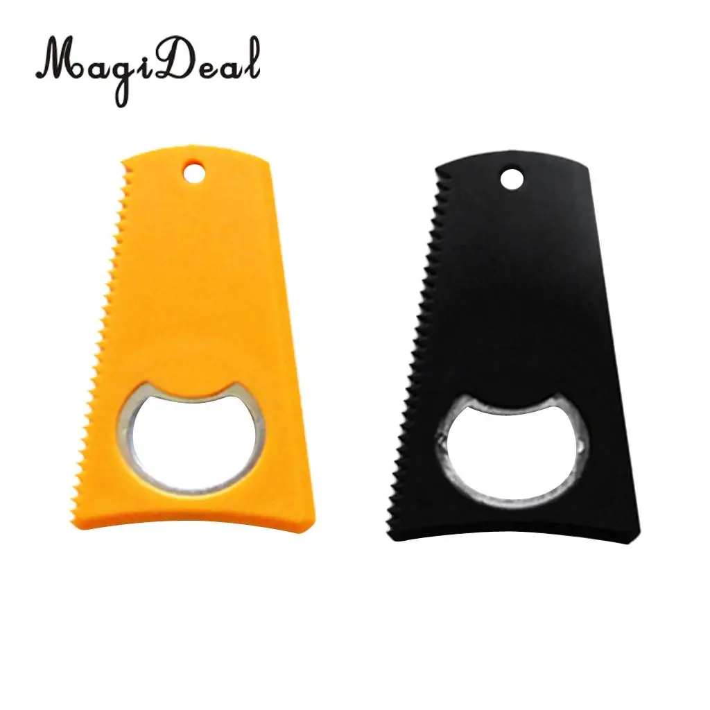 MagiDeal 2Pcs Surfboard Surf Board Surfboard Skimboard Wax Comb Clean Tool Bottle Opener Wax Comb Remover Clean Maintenance Tool