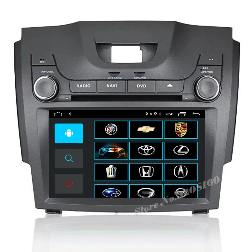 Top 2din 8" Car DVD Player for CHEVROLET S10 ISUZU D-MAX with Radio RDS BT swc GPS free map 3G 4G WIFI MP3 MP4 1080P Bluetooth call 8