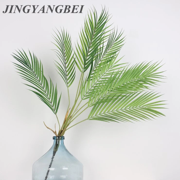 yapay palmiye agaci dallari vahsi suni yesillik palmiye yapraklari bitkiler ev oturma odasi dugun dekorasyon jungle parti dekor artificial plants aliexpress