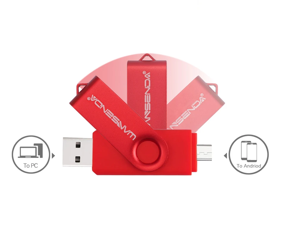 Новый USB 3.0 wansenda OTG USB флеш-накопитель для смартфонов/планшетов/pc 8 ГБ 16 ГБ 32 ГБ 64 ГБ 128 ГБ флешки высокая скорость Флеш накопитель пакет