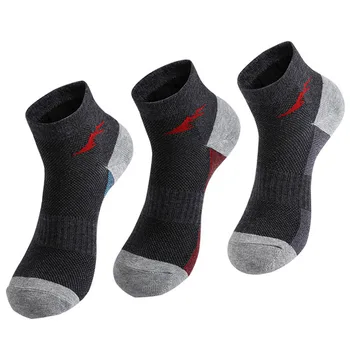 

CHYEHI 3 Pairs/lot Popular Men Socks Brand Design Combed Cotton Breathable Anti-Smelly Casual Short Ankle Socks for Male